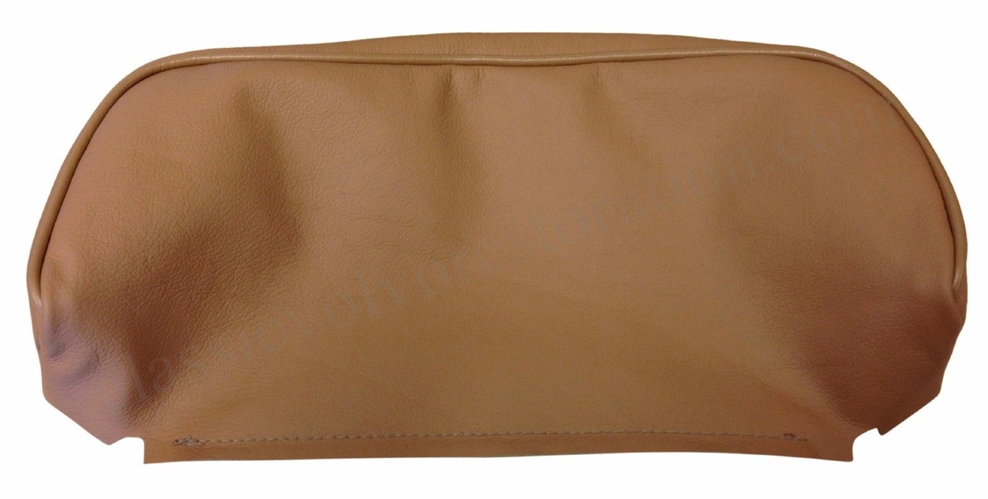 Betræk nakkestøtte guldmet. læder