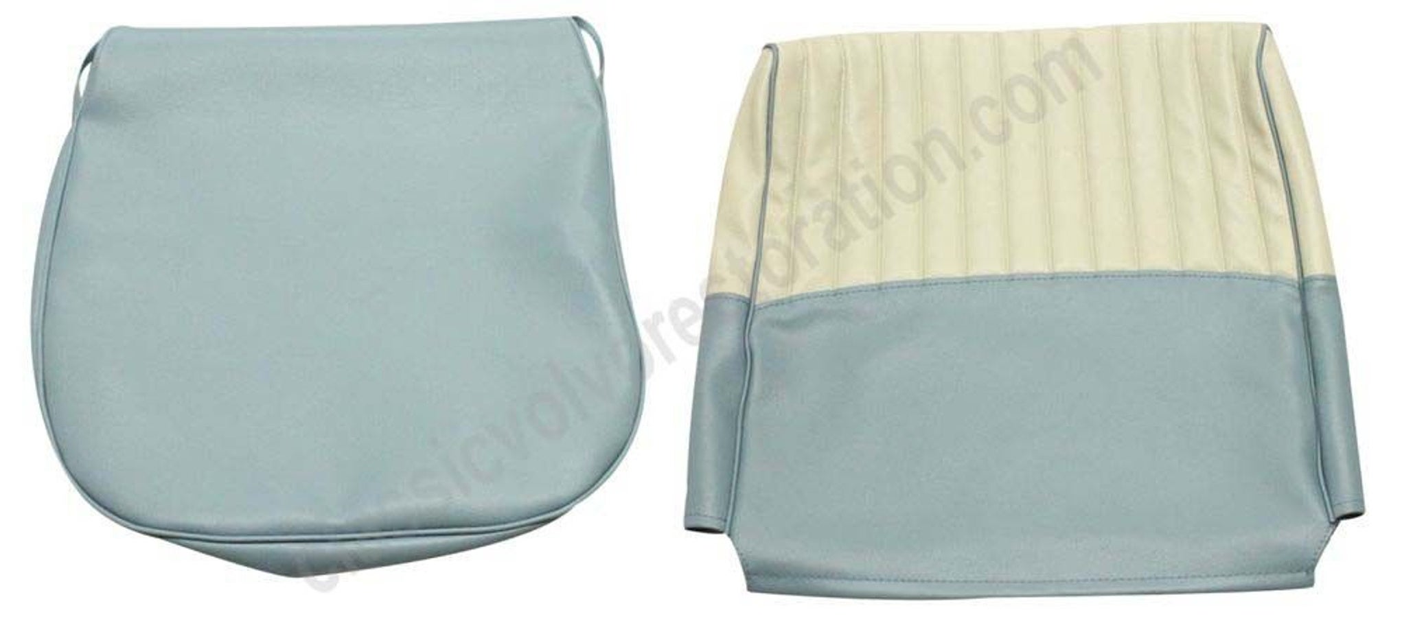 Betræk forsæde US blå/beige