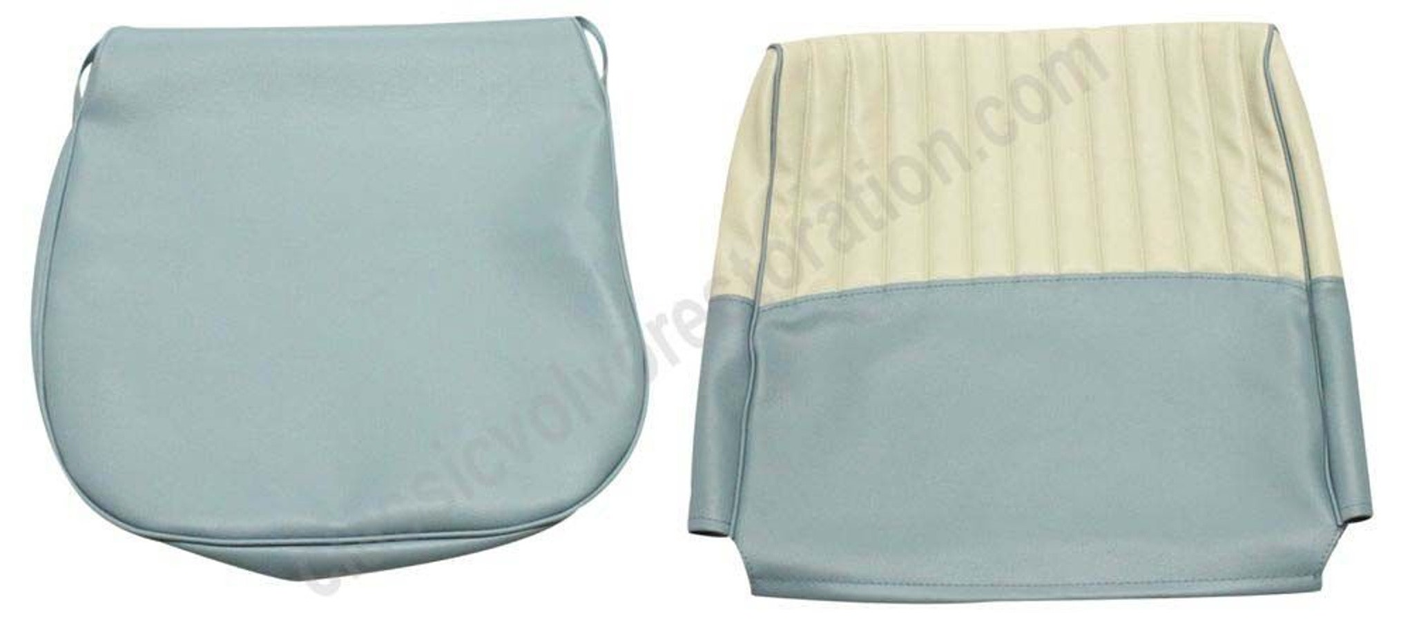 Betræk forsæde US blå/beige