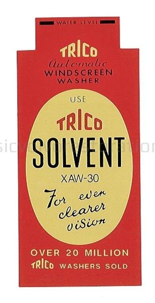 Mærkat sprinklerbeholder