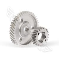 Timing gear set fibre/steel