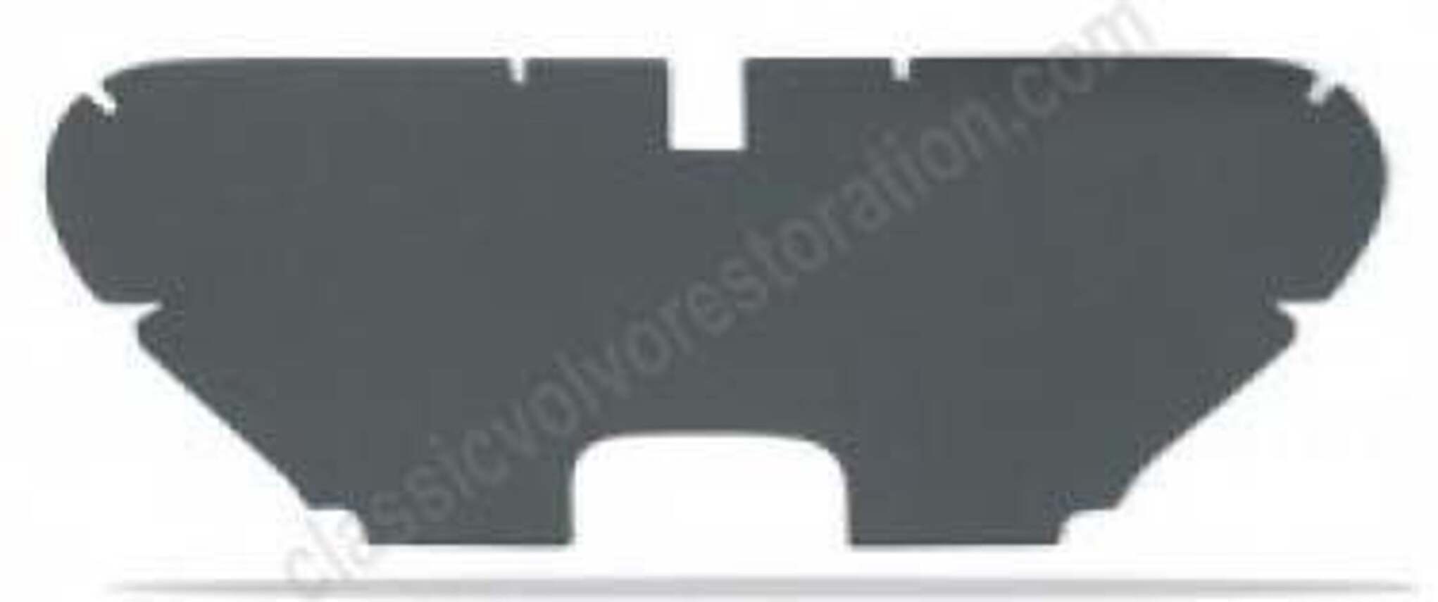 Pap bagsæde bagside