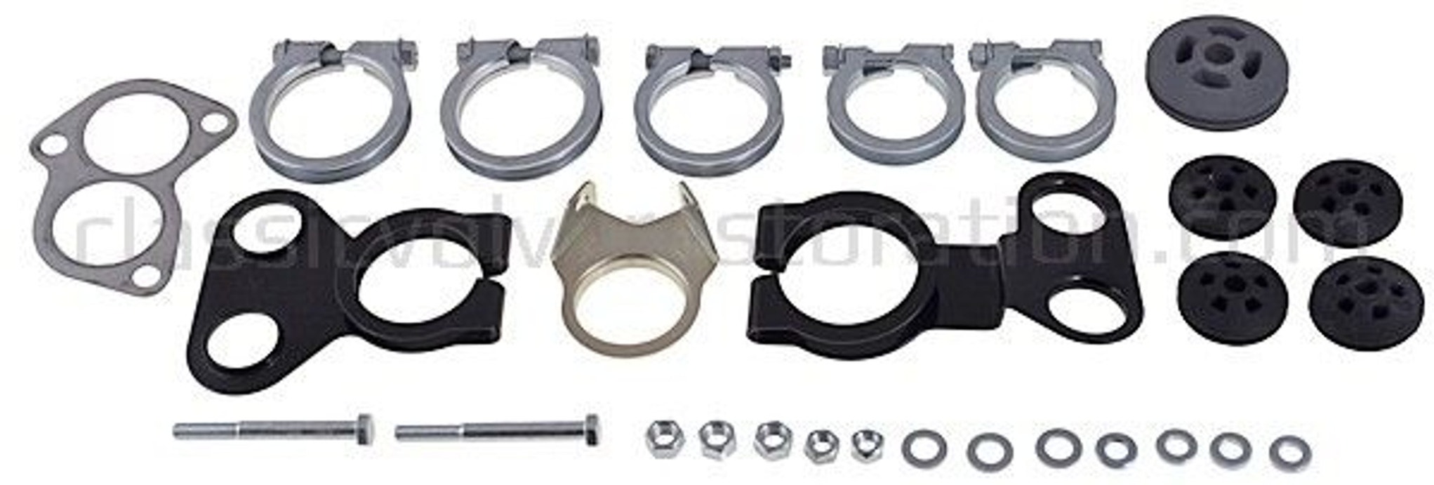 Mounting kit exhaust system