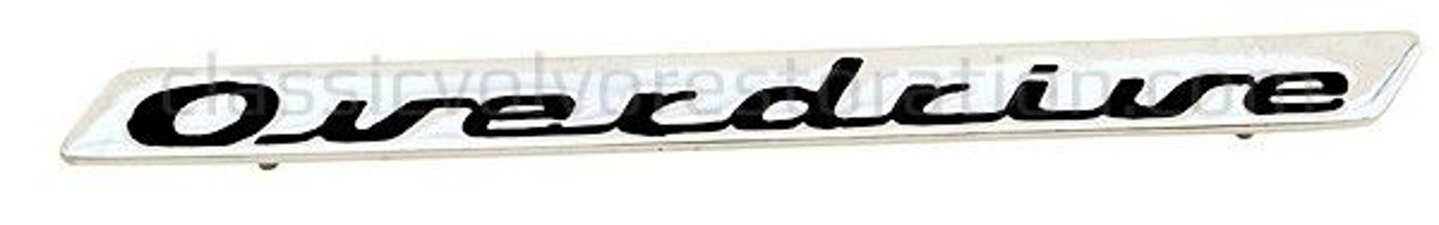 Emblème "Overdrive" coffre