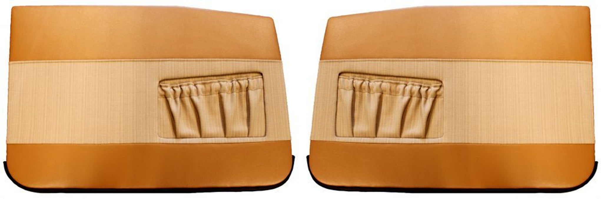 Dørpanel foran brun