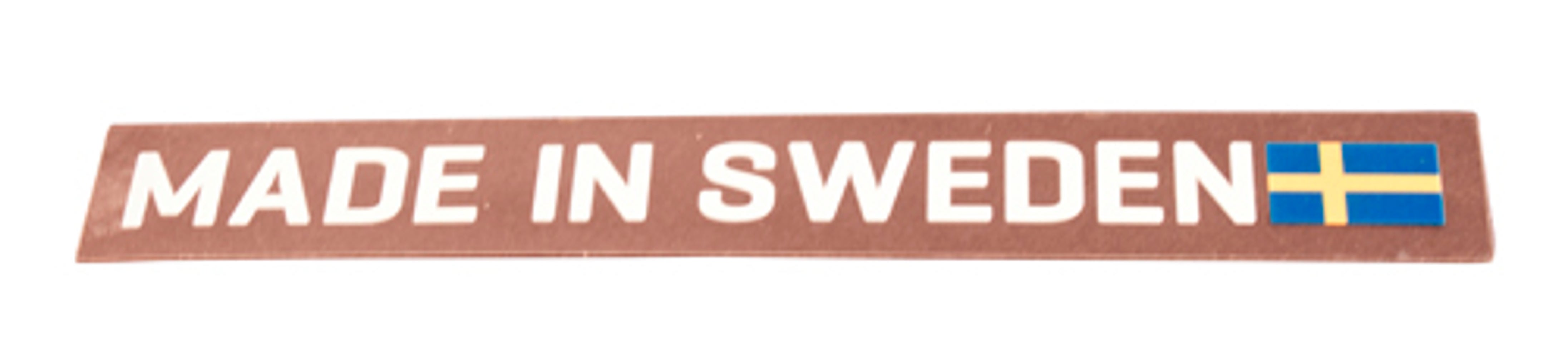 Window decal "Made in Sweden"