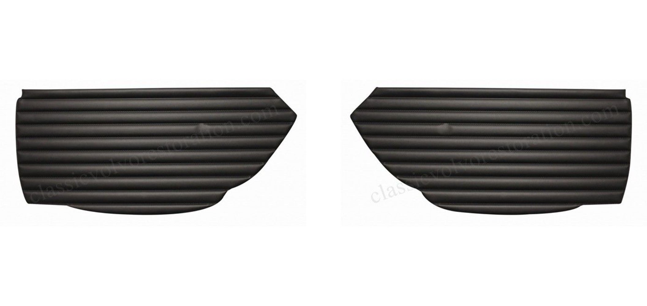 Panneau de porte supérieur noir