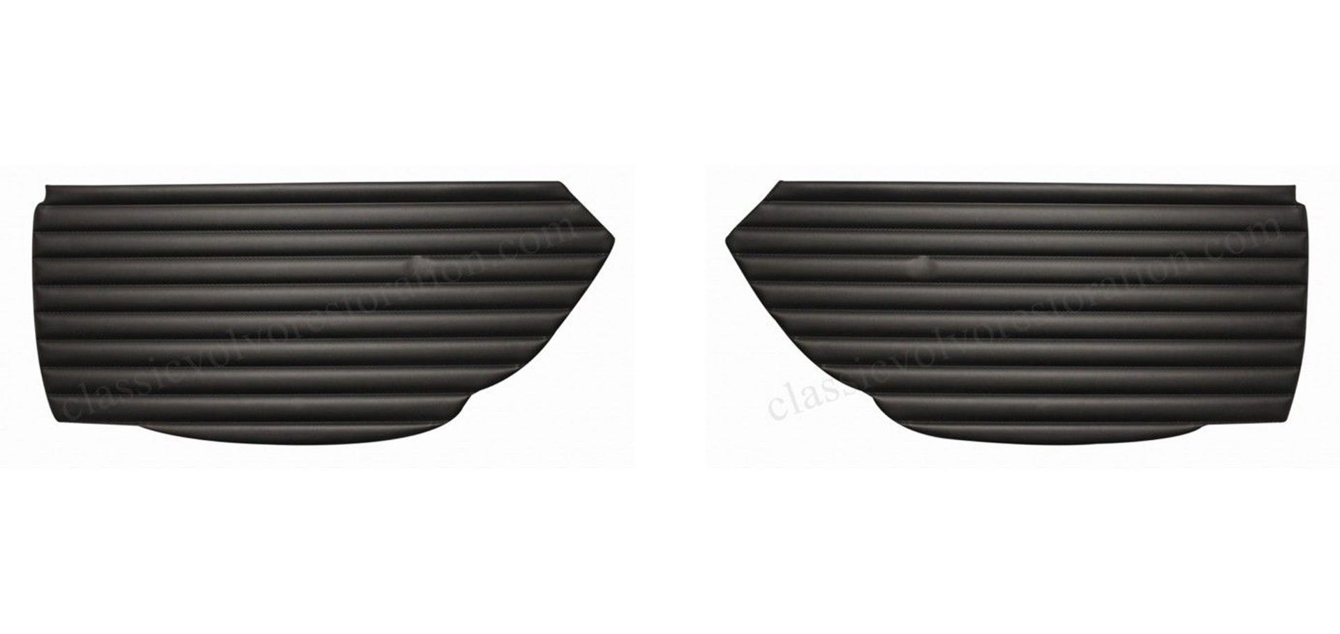 Oven paneelit, mustat yläosat Volvo 1800, 1800S, 1963
