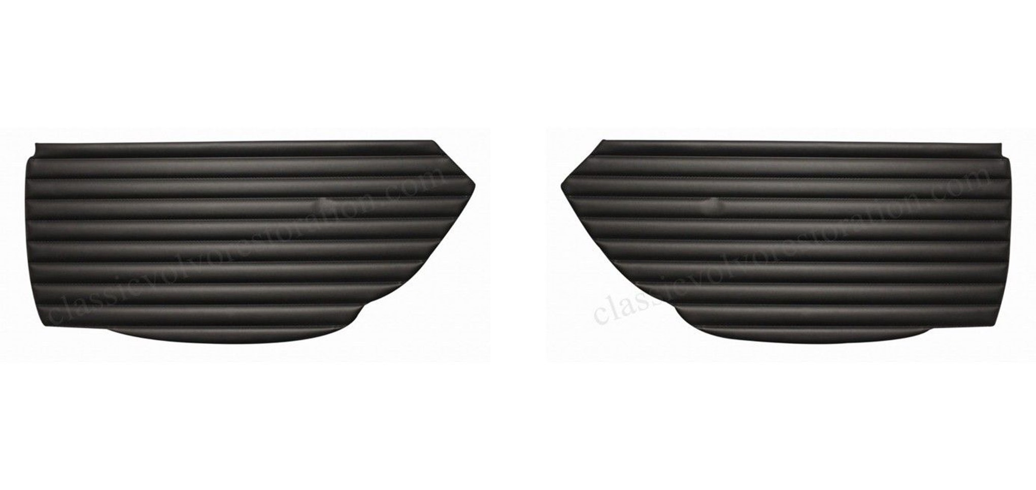 Panneau de porte supérieur noir