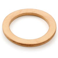 Kopparbricka 16,2x21,6x1,4 mm till Volvo PV444, PV544, Duett, Amazon, Amazon Kombi, 1800 — bild 2 av 2