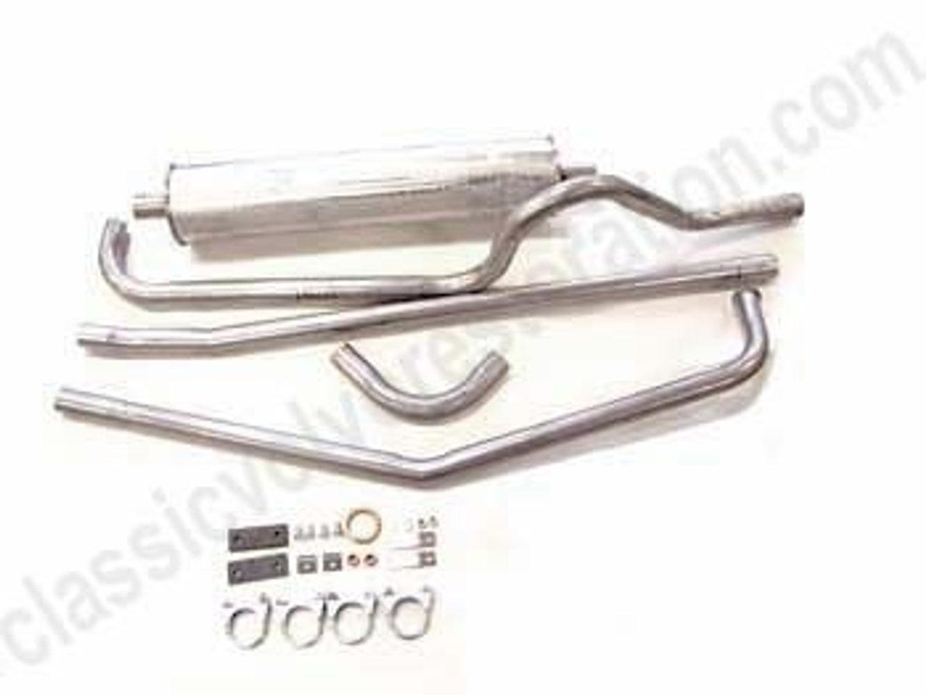 Exhaust system for Volvo PV, B4B