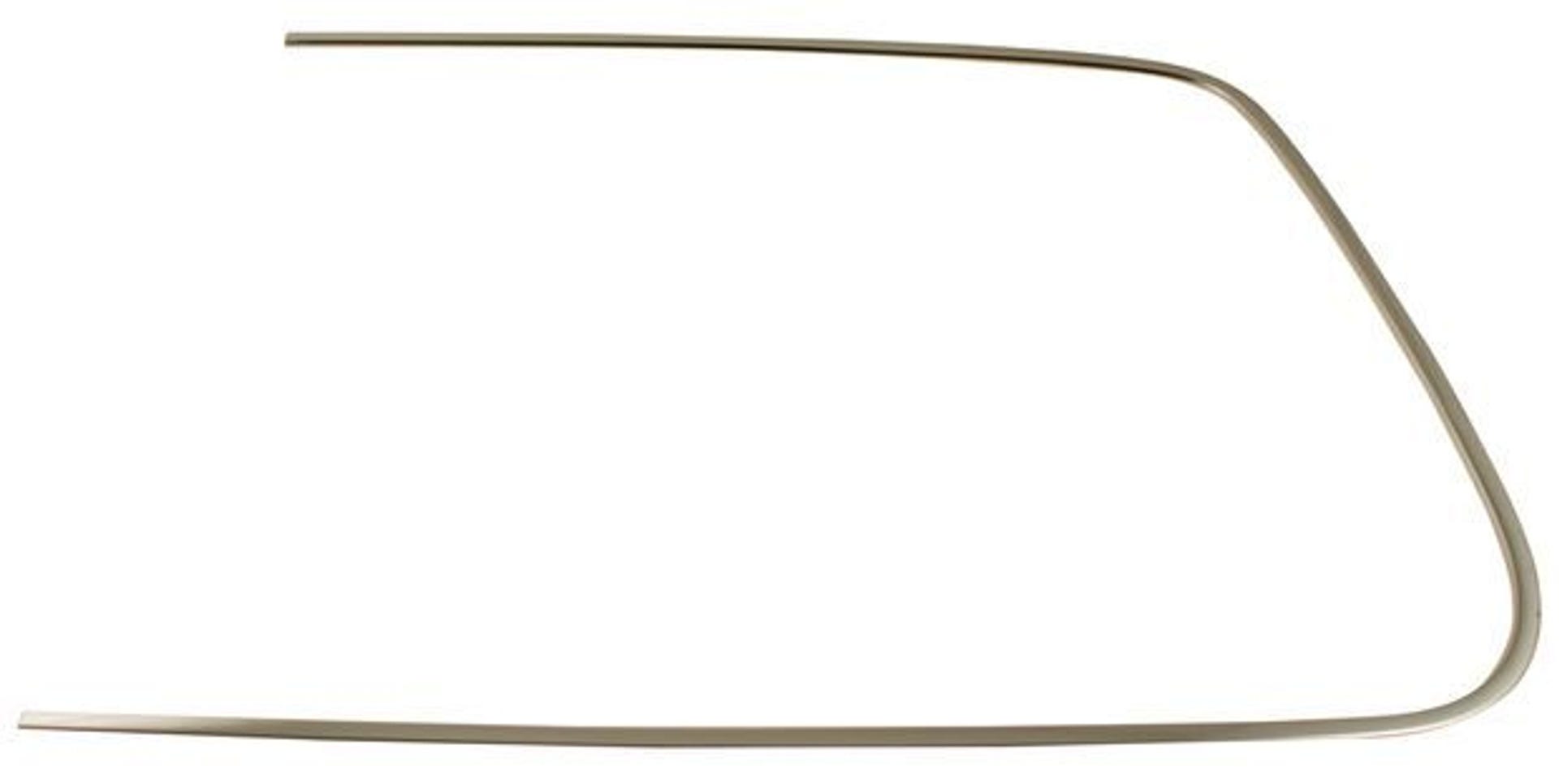 Prydnadslist baklucka till Volvo 240, 245, 245 1986-90, blank, höger