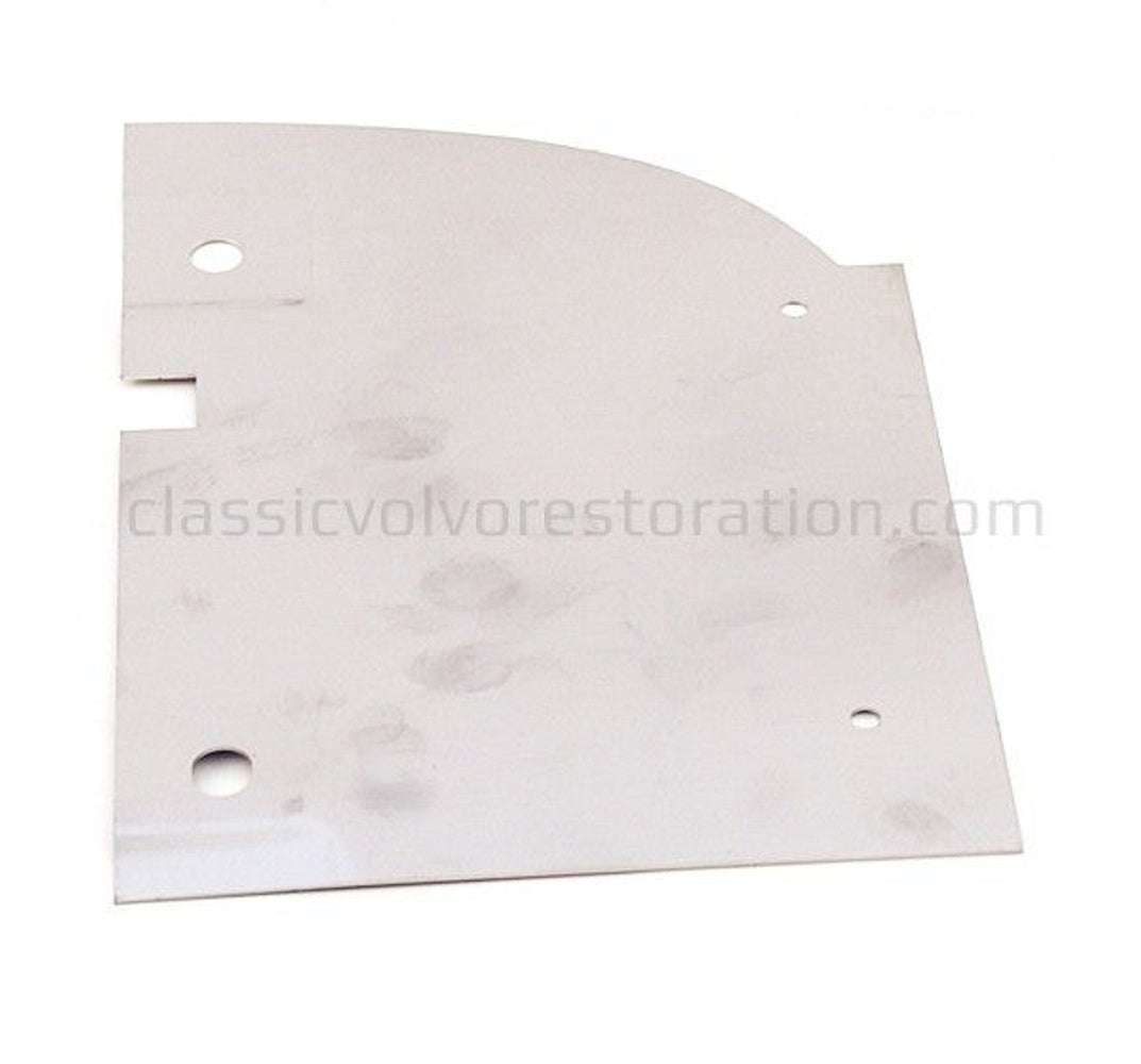 Stænkplade bageste højre rustfri