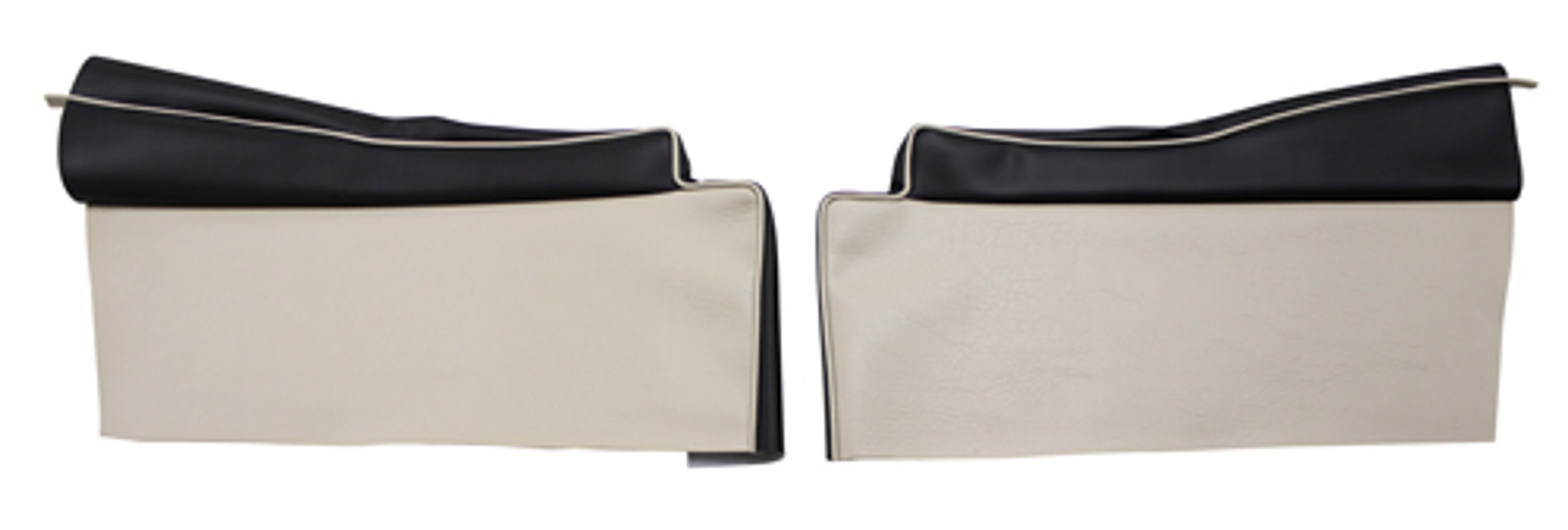 Polstring bagsider nederst til Volvo PV444L 1957 Export rød/beige