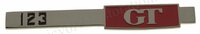 Emblem "123 GT" Kofferraum