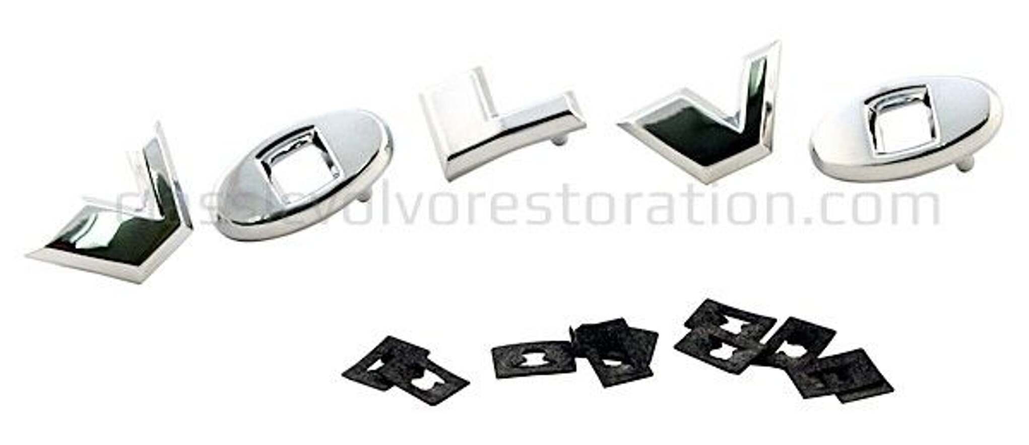 Bogstavsæt Volvo PV/Duett sølv