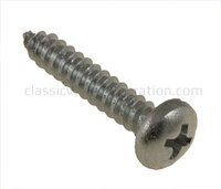 Schroef kruis ronde kop puntig