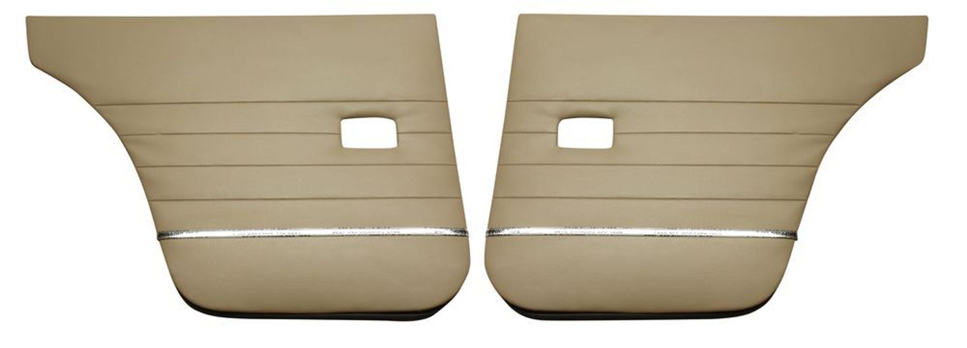 Bagdørspaneler til Volvo Amazon 4d, Amazon Kombi, 1962-63, nougat