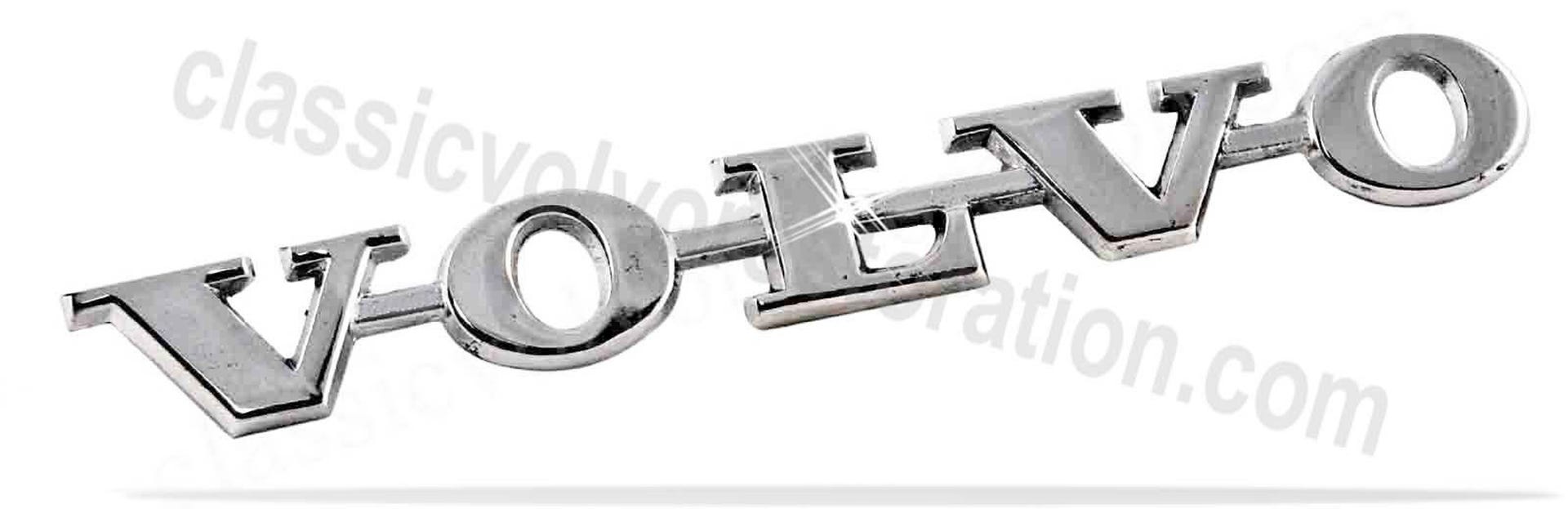Emblem "Volvo" bakstycke till Volvo 1800E, 1800ES
