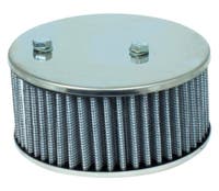 Luftfilter Stromberg CD175 med ventilation High Performance Rostfri till Volvo B18, B20 — bild 1 av 2