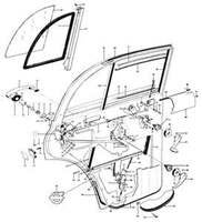 Dørhåndtag ydre venstre