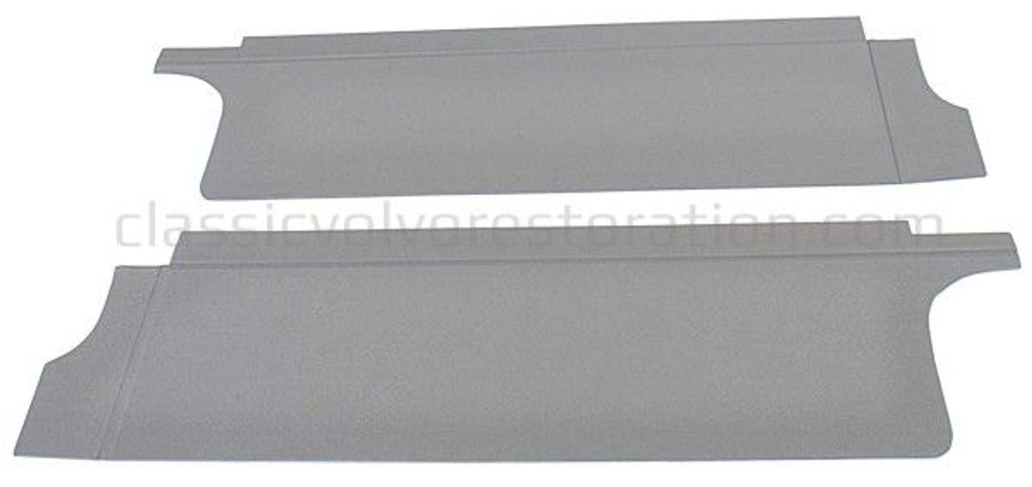 Pap under bagsæde PV grå