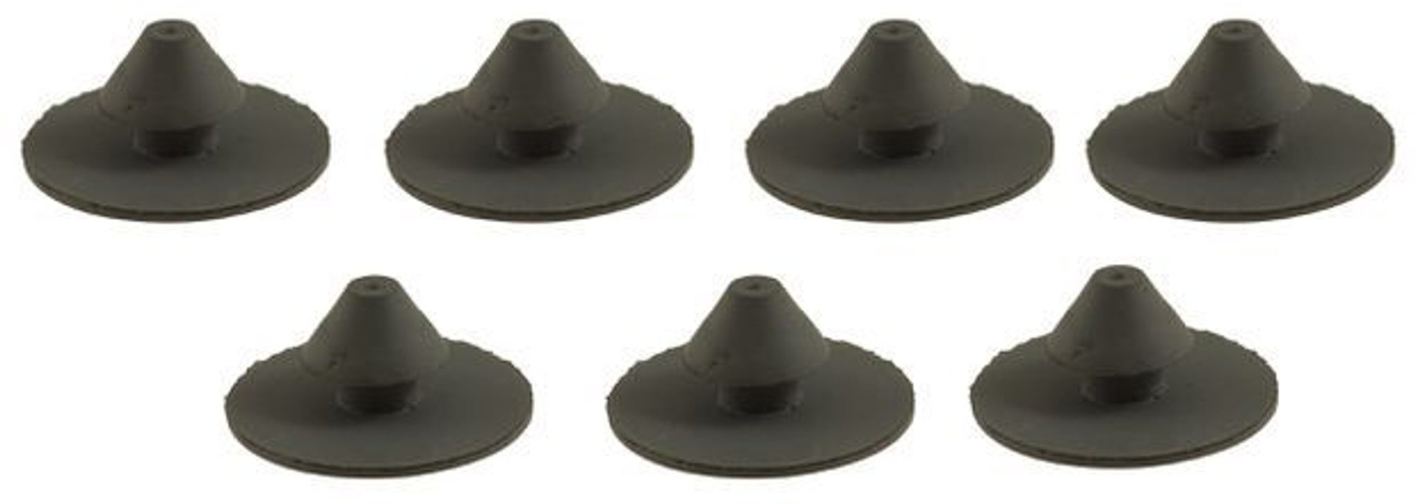 Gummiclips torpedofilt grå