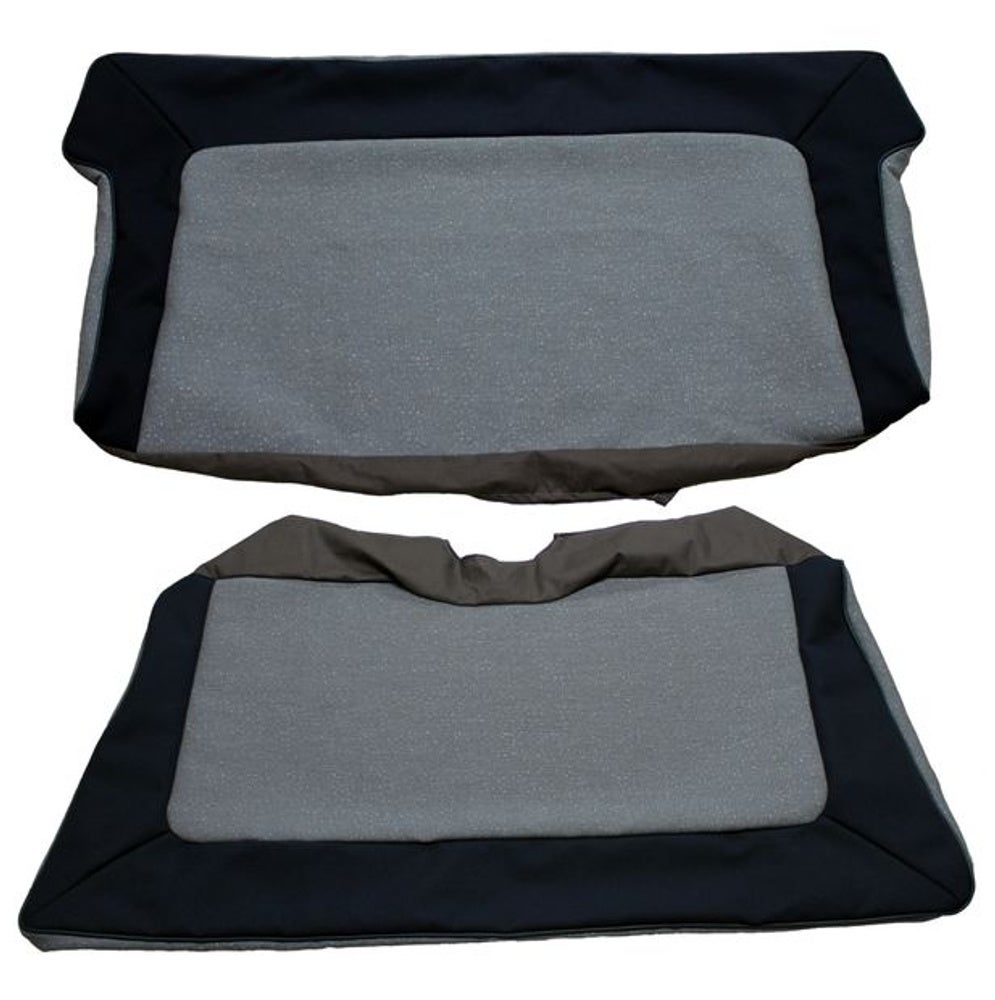 Betræk bagsæde grå/blå