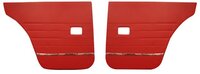 Türverkleidung hinten rot