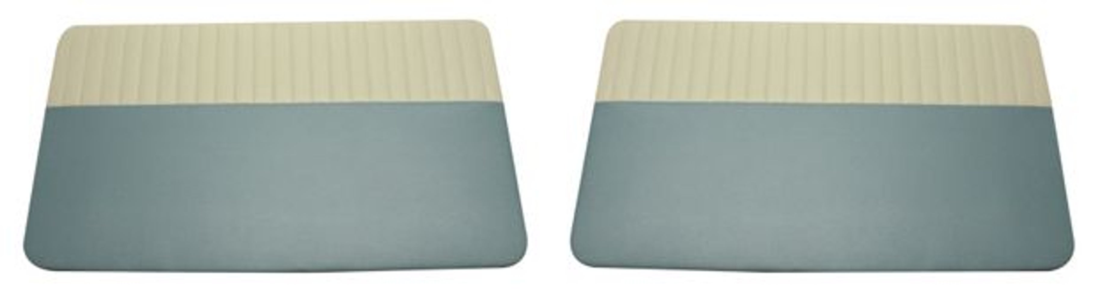 Panneau de porte US bleu/beige