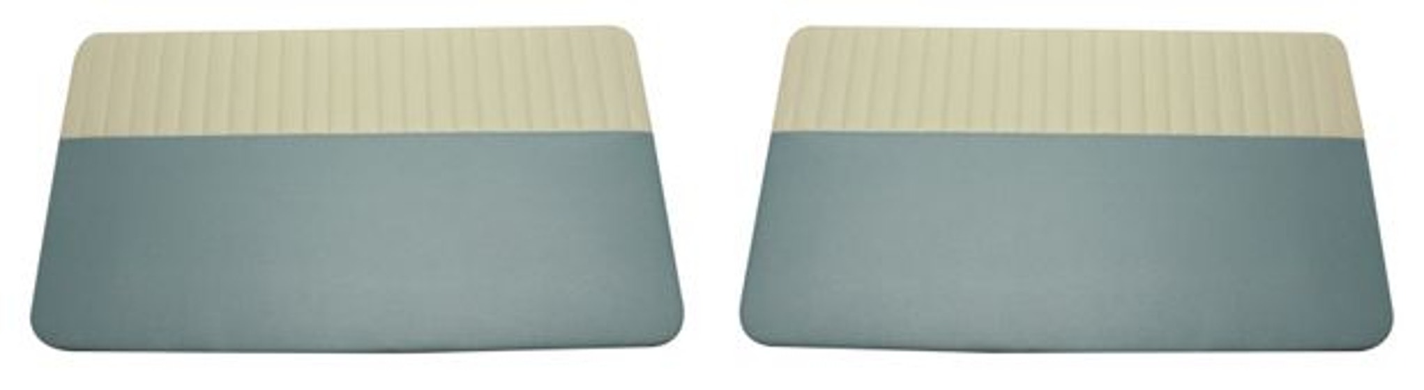 Panneau de porte US bleu/beige